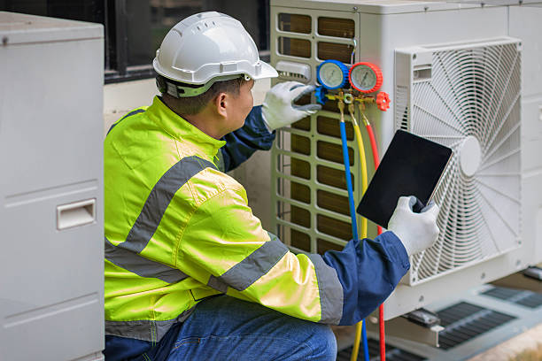 Professional Air Conditioning Repair technician working in Linville, VA